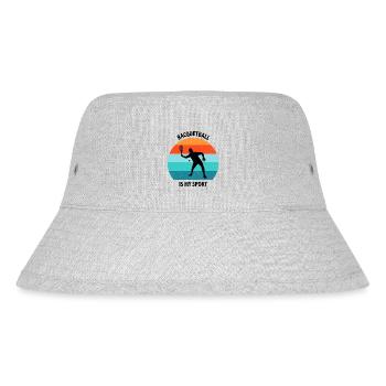 Racqueetball - Stanley/Stella Recycled Bucket Hat - heather grey - Front
