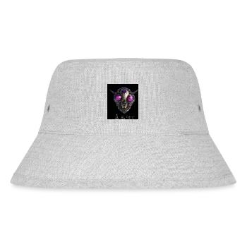 AI as future 02 - Stanley/Stella recycelter Bucket Hat - Grau meliert - Vorne