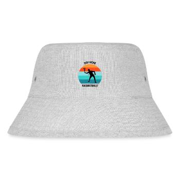 Racqueetball - Stanley/Stella Recycled Bucket Hat - heather grey - Front