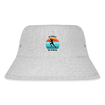 Floorball Unihockey Feldhockey Hallenhockey - Stanley/Stella recycelter Bucket Hat - Grau meliert - Vorne