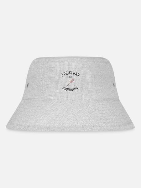 J'Peux pas j'ai Badminton - Bob recyclé Stanley/Stella - gris chiné