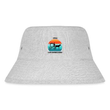 Coachman Carriage Horse-drawn carriage Carriage - Stanley/Stella Recycled Bucket Hat - heather grey - Front