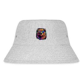 Awesome Adult Animal Beavers Cycling Dabar - Stanley/Stella Recycled Bucket Hat - heather grey - Front