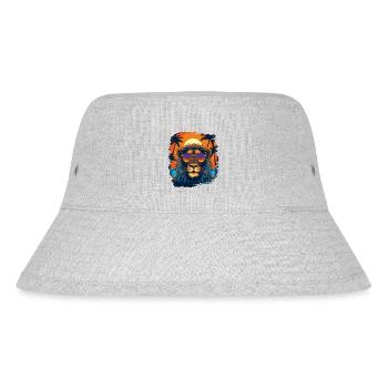 doodlebug tête de lion animal dictons drôles - Bob recyclé Stanley/Stella - gris chiné - Devant