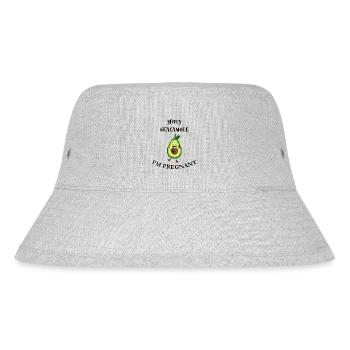Heilige Guacamole Ich bin schwanger - Stanley/Stella recycelter Bucket Hat - Grau meliert - Vorne