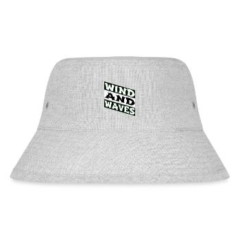 joke freedom lifestyle windsurfing present idea - Stanley/Stella Recycled Bucket Hat - heather grey - Front