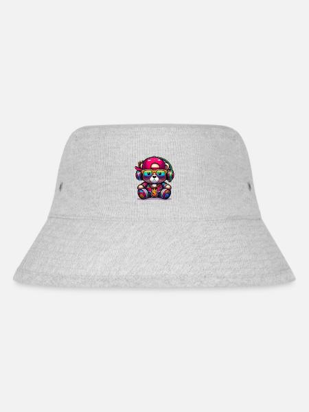 Ourson coloré - Bob recyclé Stanley/Stella - gris chiné