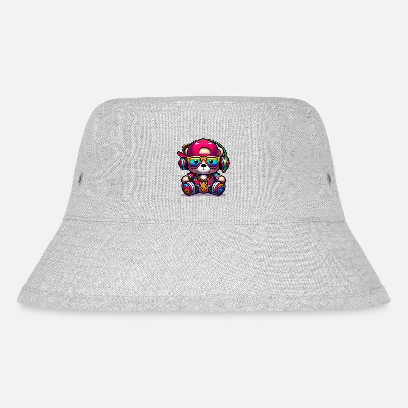 Ourson coloré - Bob recyclé Stanley/Stella - gris chiné