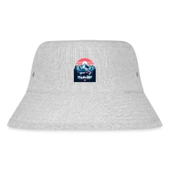 Kanada 23 - Stanley/Stella recycelter Bucket Hat - Grau meliert - Vorne