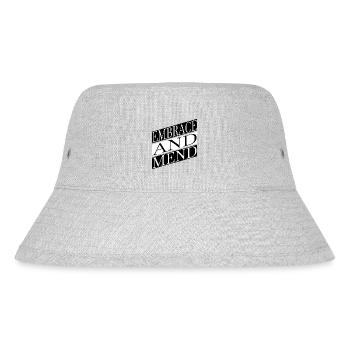 providing support funny quote - Stanley/Stella recycelter Bucket Hat - Grau meliert - Vorne