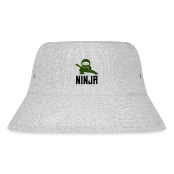 ninja comic - Stanley/Stella recycelter Bucket Hat - Grau meliert - Vorne