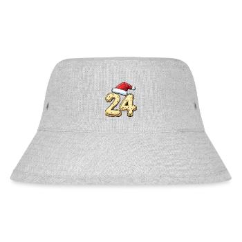 24 Number Christmas Cookie - Stanley/Stella Recycled Bucket Hat - heather grey - Front