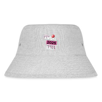 Kinball 2025 Kinballerin Kinballspielerin Kin-Ball - Stanley/Stella recycelter Bucket Hat - Grau meliert - Vorne