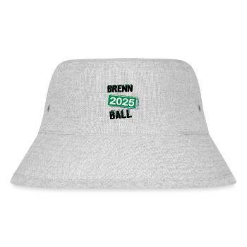 Brennball Spieler Team Turnier Mannschaft in 2025 - Stanley/Stella recycelter Bucket Hat - Grau meliert - Vorne