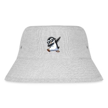 Cool Penguin Dab Lunettes de soleil Dessin animé - Bob recyclé Stanley/Stella - gris chiné - Devant