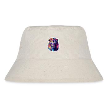Lion Portrait Animal - Stanley/Stella Recycled Bucket Hat - natural - Front