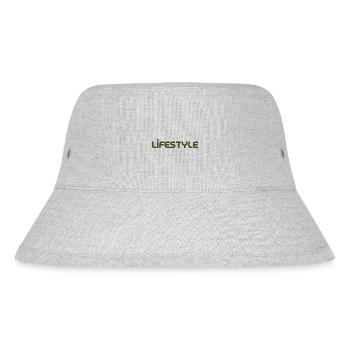 Lifestyle font design street fashion - Stanley/Stella recycelter Bucket Hat - Grau meliert - Vorne