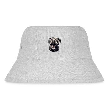 Pitbull – Strength and loyalty in one - Stanley/Stella Recycled Bucket Hat - heather grey - Front