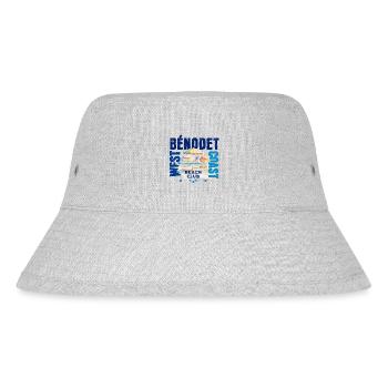 Bénodet Beach Club - Stanley/Stella recycelter Bucket Hat - Grau meliert - Vorne