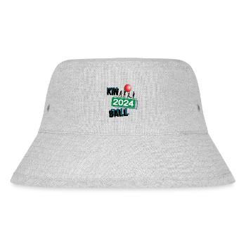 Kinball Spieler Team Turnier Mannschaft in 2024 - Stanley/Stella recycelter Bucket Hat - Grau meliert - Vorne