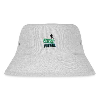 Futsal Spieler Team Turnier Mannschaft in 2024 - Stanley/Stella recycelter Bucket Hat - Grau meliert - Vorne