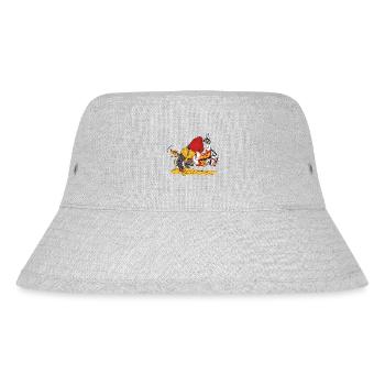 Sport, Wiltsch, Schwingen, Schweiz, - Stanley/Stella recycelter Bucket Hat - Grau meliert - Vorne
