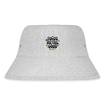 Focus sur le bon Spruch Trendy Retro Peace Love - Bob recyclé Stanley/Stella - gris chiné - Devant