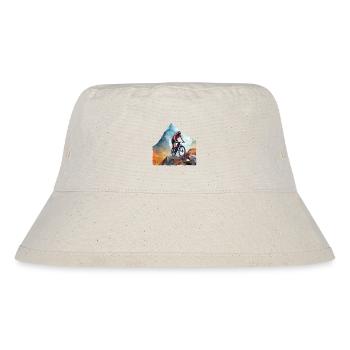 Mountain Bike - Stanley/Stella Recycled Bucket Hat - natural - Front