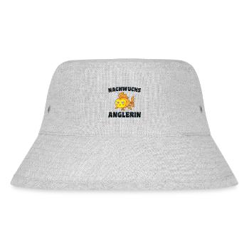 Offspring Angler Fishing Baby Birth Fish Fish - Stanley/Stella Recycled Bucket Hat - heather grey - Front
