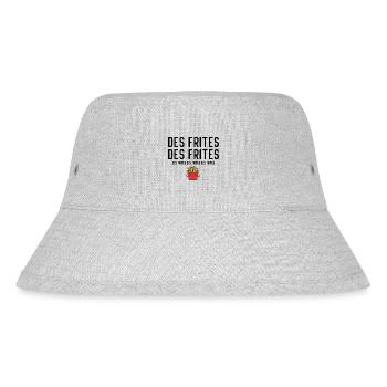 Des Frites Des Frites des Drites - Bob recyclé Stanley/Stella - gris chiné - Devant