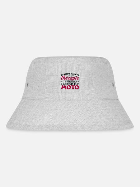 Motarde Besoin de faire de la Moto Humour Cadeau - Bob recyclé Stanley/Stella - gris chiné