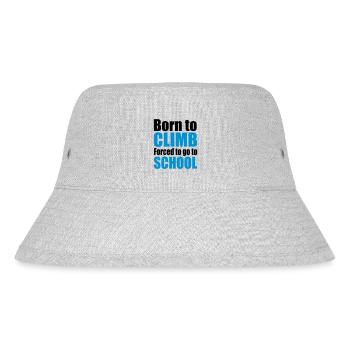 klettern - Stanley/Stella recycelter Bucket Hat - Grau meliert - Vorne