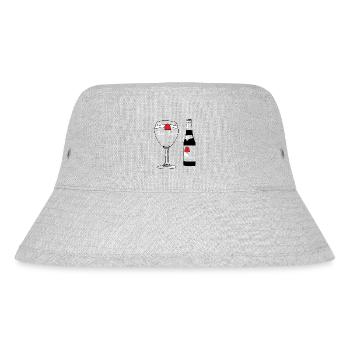 Belgian Beer - Stanley/Stella recycelter Bucket Hat - Grau meliert - Vorne