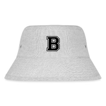 b - Stanley/Stella recycelter Bucket Hat - Grau meliert - Vorne