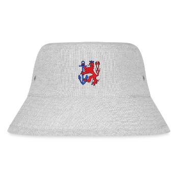 Düsseldorfer Löwe - Stanley/Stella recycelter Bucket Hat - Grau meliert - Vorne