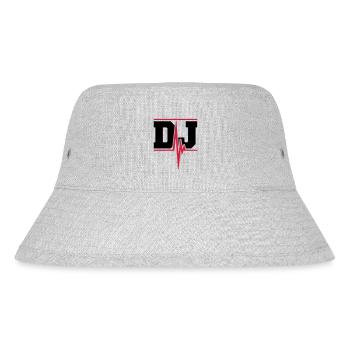 DJ Music Pulse - Stanley/Stella recycelter Bucket Hat - Grau meliert - Vorne