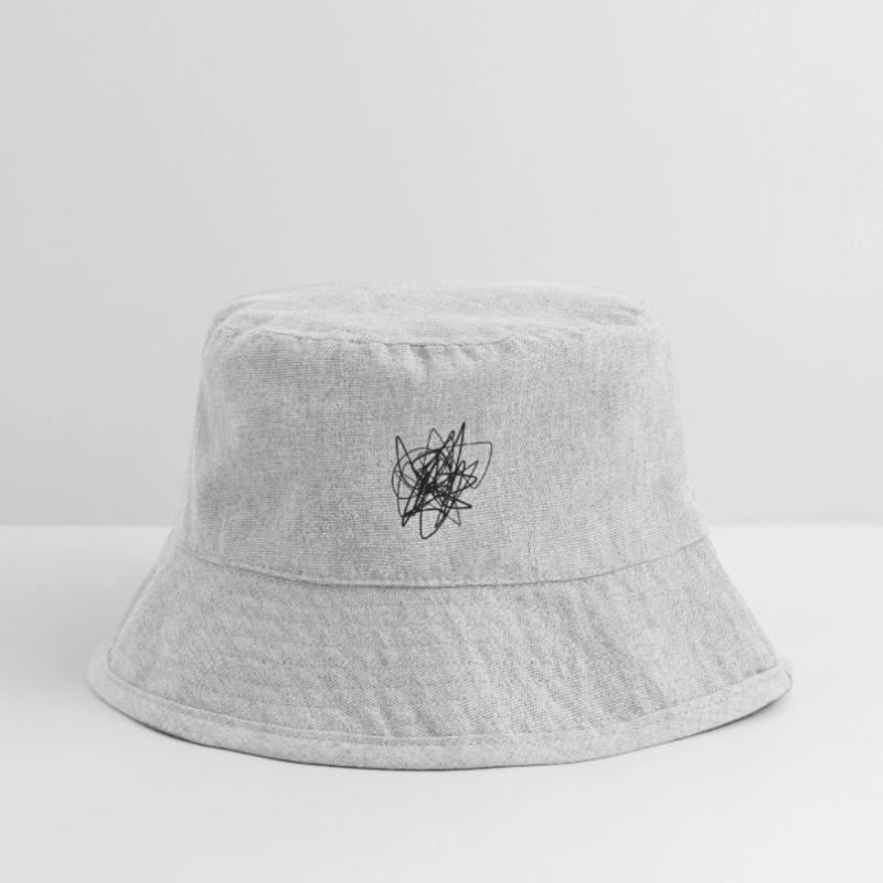 Scribbled chaotic strokes pattern Stanley/Stella Recycled Bucket Hat