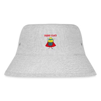 Super coach - Stanley/Stella recycelter Bucket Hat - Grau meliert - Vorne