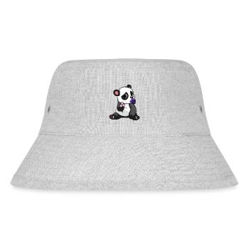 China Panda Bear Wildlife Children Baby Zoo Animals Bear - Stanley/Stella Recycled Bucket Hat - heather grey - Front