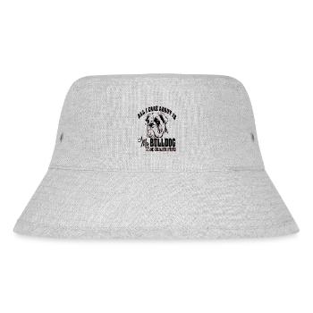 Cadeau de chien bouledogue anglais - Bob recyclé Stanley/Stella - gris chiné - Devant
