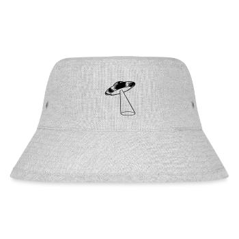 Strahl Mystery UFO entführt - Stanley/Stella recycelter Bucket Hat - Grau meliert - Vorne