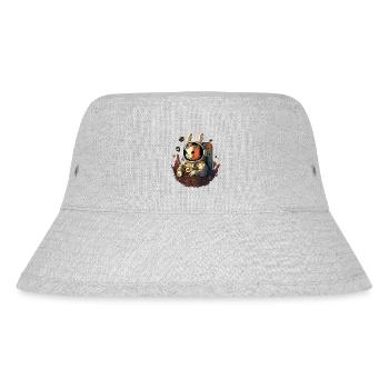 Kaninchen Astronaut Raum Astronomie Astronaut Kani - Stanley/Stella recycelter Bucket Hat - Grau meliert - Vorne
