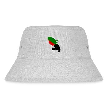Stadtplan von Martinique - Stanley/Stella recycelter Bucket Hat - Grau meliert - Vorne