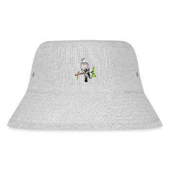 Vogel - Stanley/Stella recycelter Bucket Hat - Grau meliert - Vorne