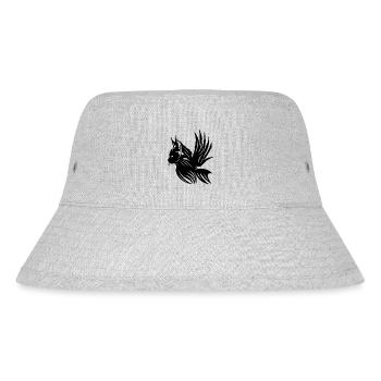 Cats Meow Cute Funny Cat Motif - Stanley/Stella Recycled Bucket Hat - heather grey - Front