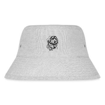 Loved by a Leonberger Hundespruch Hunde Wilsigns - Stanley/Stella Recycled Bucket Hat - heather grey - Front