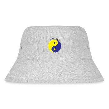 Believe - Stanley/Stella Recycled Bucket Hat - heather grey - Front