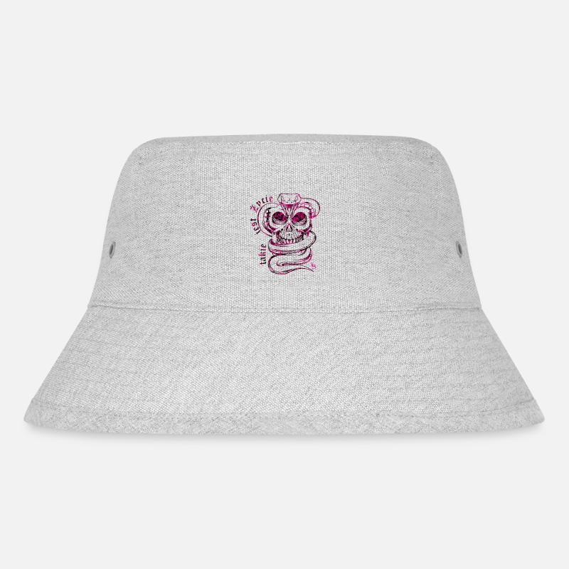 Schlange Polnisch V3 - Stanley/Stella recycelter Bucket Hat - Grau meliert