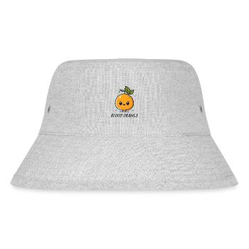Blood Orange - Stanley/Stella Recycled Bucket Hat - heather grey - Front