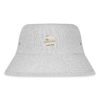 29. Geburtstag März Jahrgang 1994 Geschenkidee - Stanley/Stella recycelter Bucket Hat - Grau meliert - Vorne